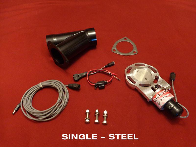 Badlanz HPE 3.0 Inch Electric Exhaust Cutout Steel Y Kit